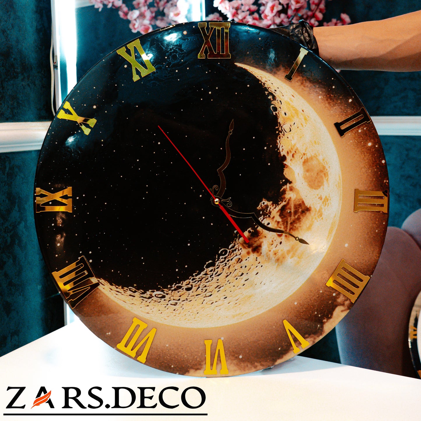 ساعة القمر horloge lunaire 50/50cm
