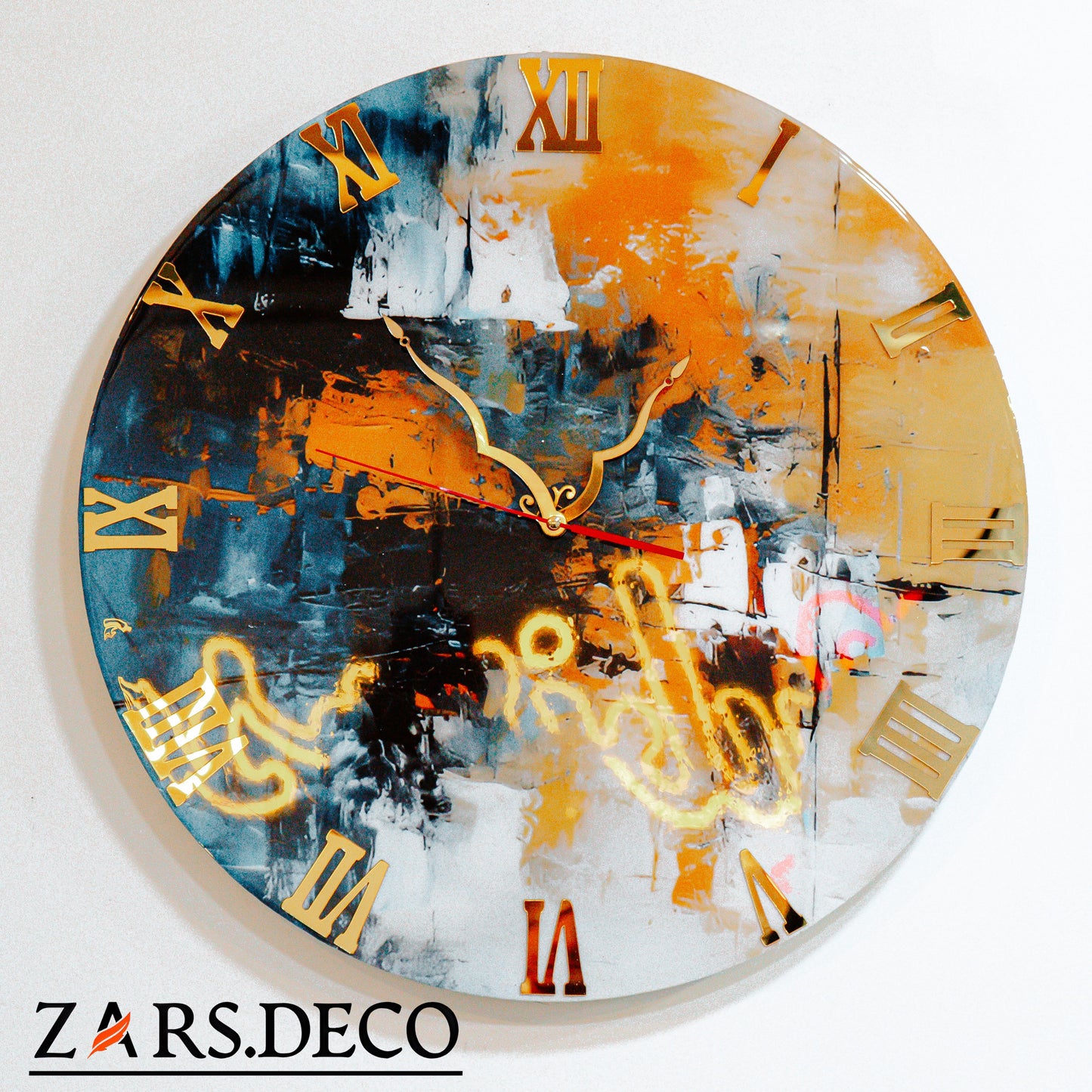 ساعة فنية 1 horloge art1 50/50cm