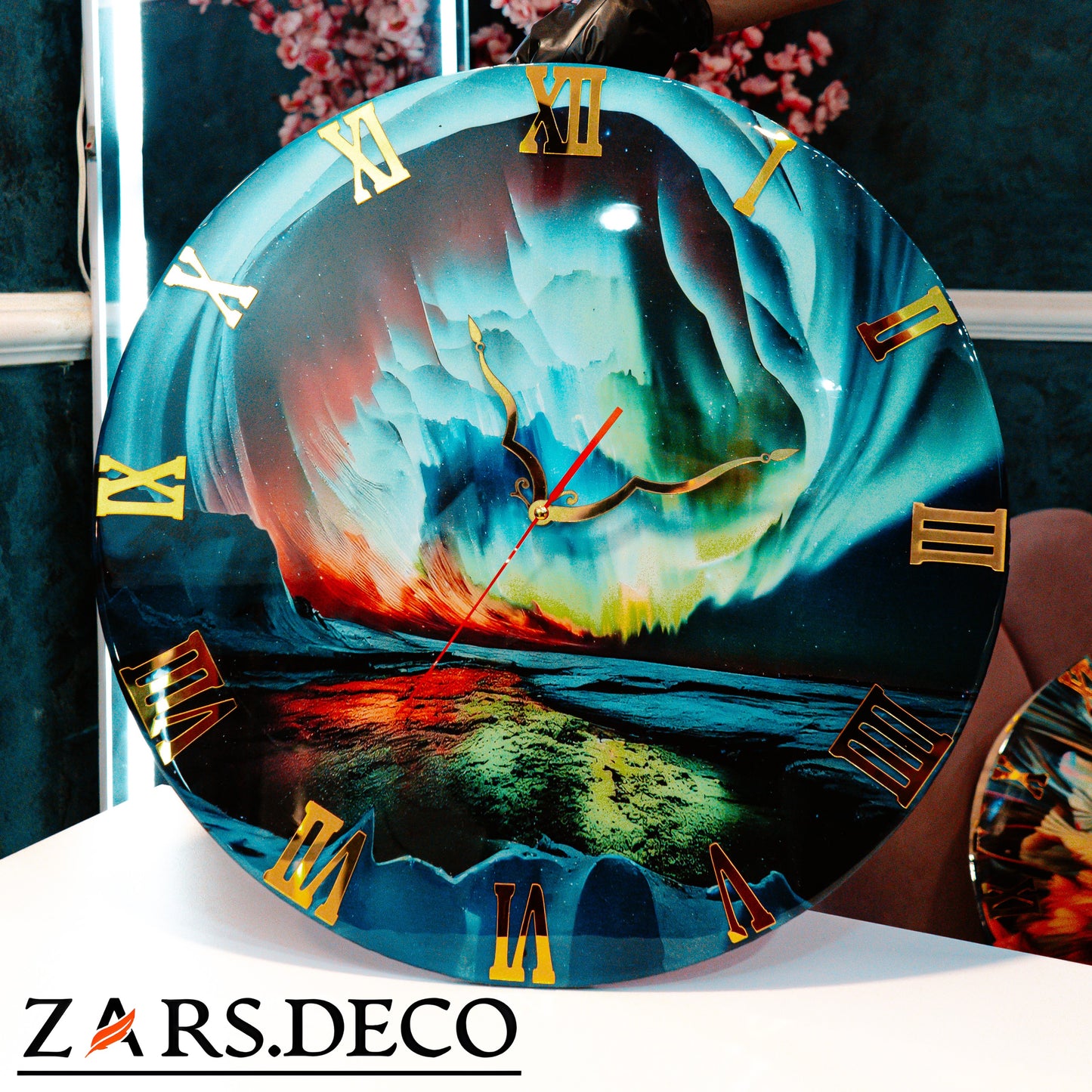 ساعة الشفق Horloge aurores boréales50/50cm